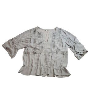 Daniel Rainn sheer top L